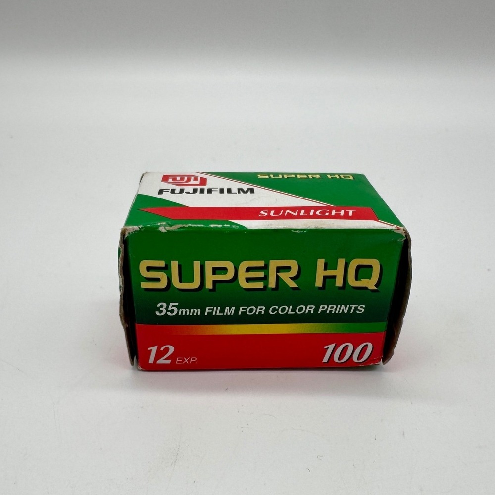 Fujifilm Super HQ 100 ISO 35mm Color Print Film 12 Exposures Expired 2004